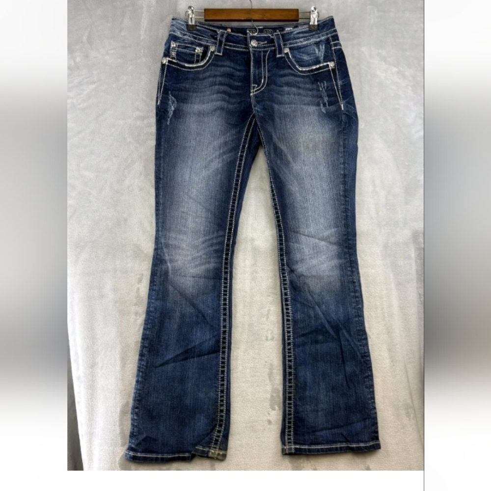Miss Me Dark Blue Flare Jeans